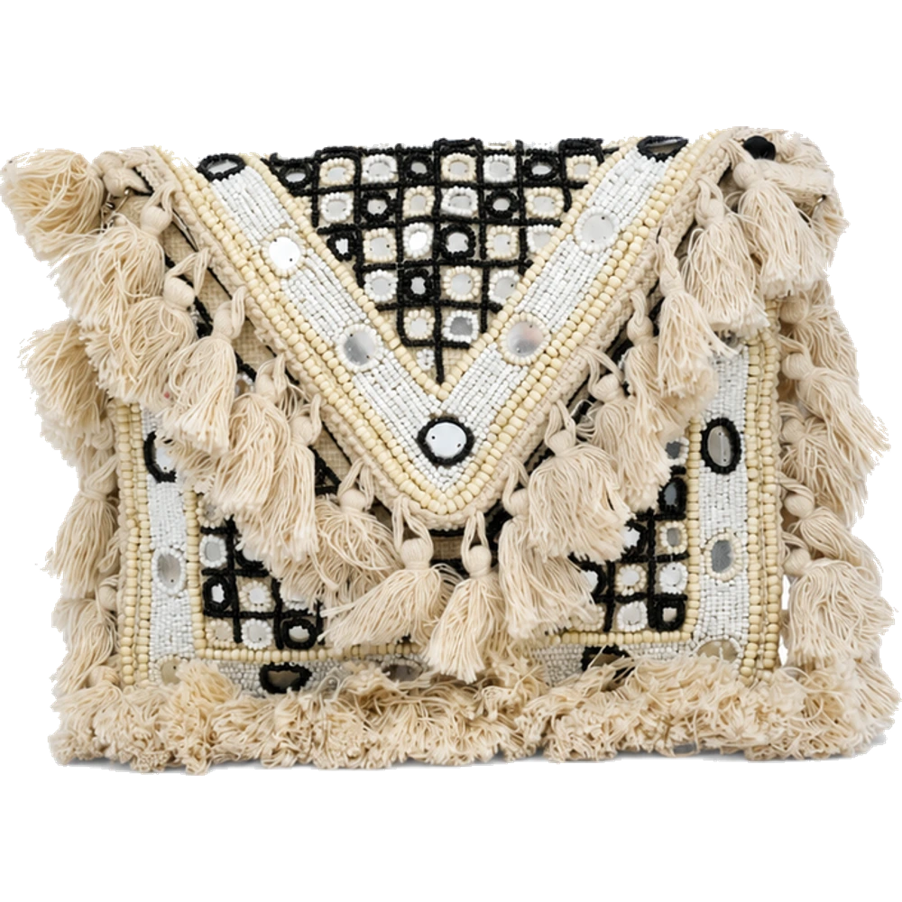 Boho Tassel Clutch