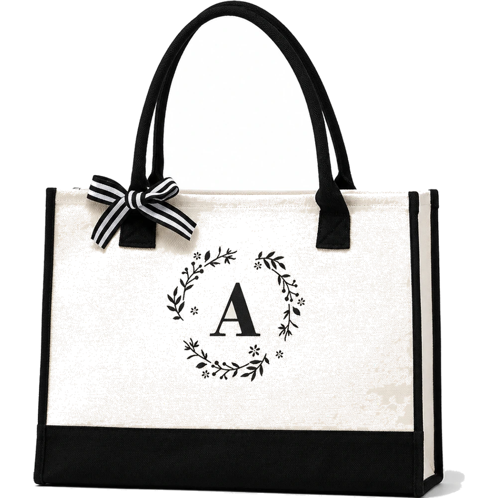 Monogram Canvas Tote