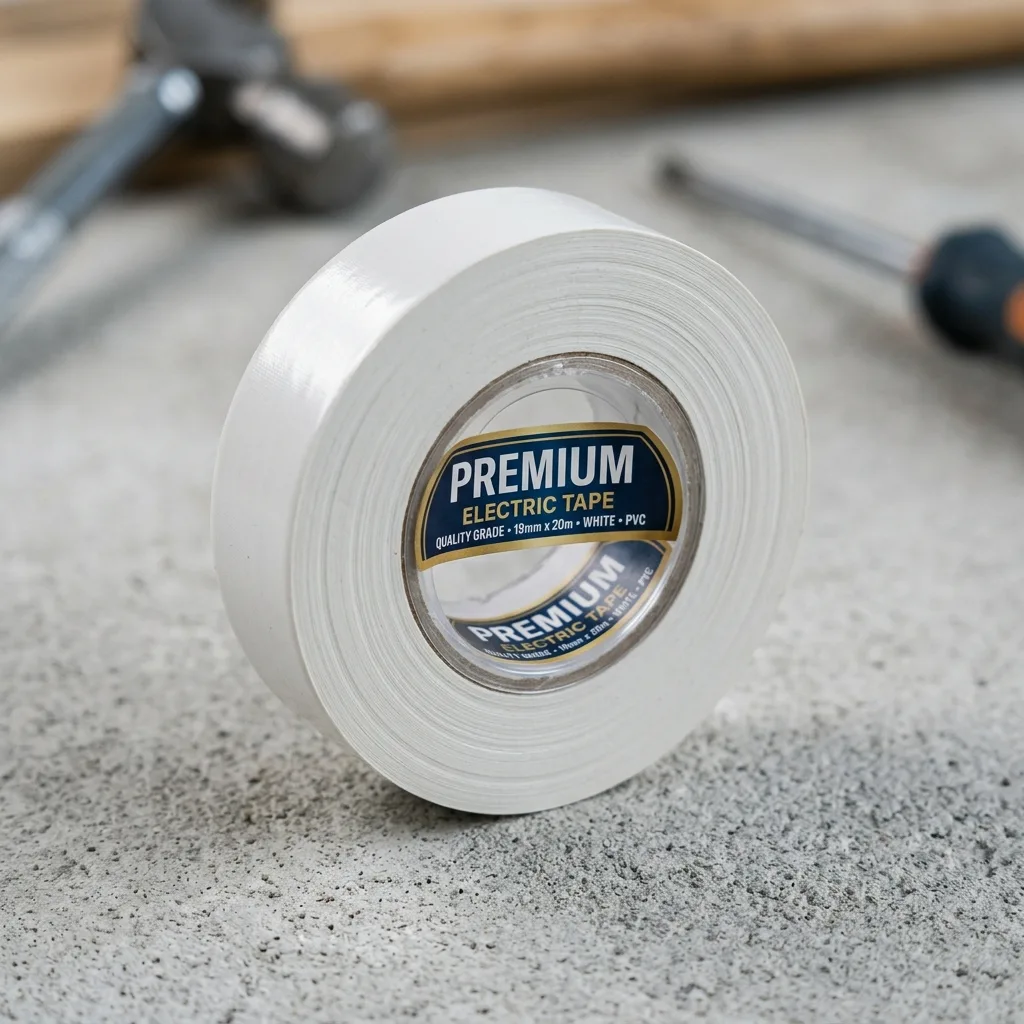 Premium White Electric Tape for warpping Tennis Ball